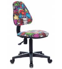 Кресло детское Бюрократ KD-4 мультиколор маскарад крестов. пластик