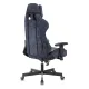 Кресло игровое геймерское Бюрократ VIKING KNIGHT LT27 FABRIC синий крестовина металл. Фото товара с разных ракурсов.